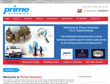 Tablet Screenshot of primeceramics.com